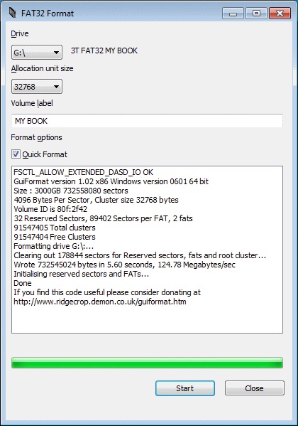 how to format sd card fat32