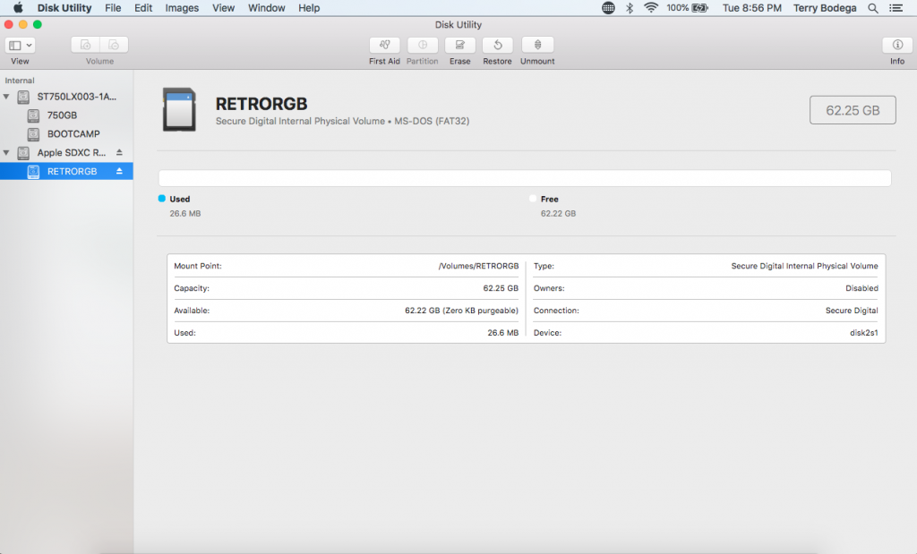 how to format sd card to fat 16