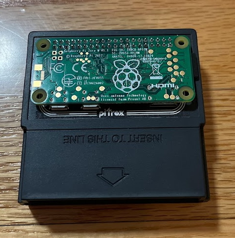 A raspberry pi mini shoved in a cartridge