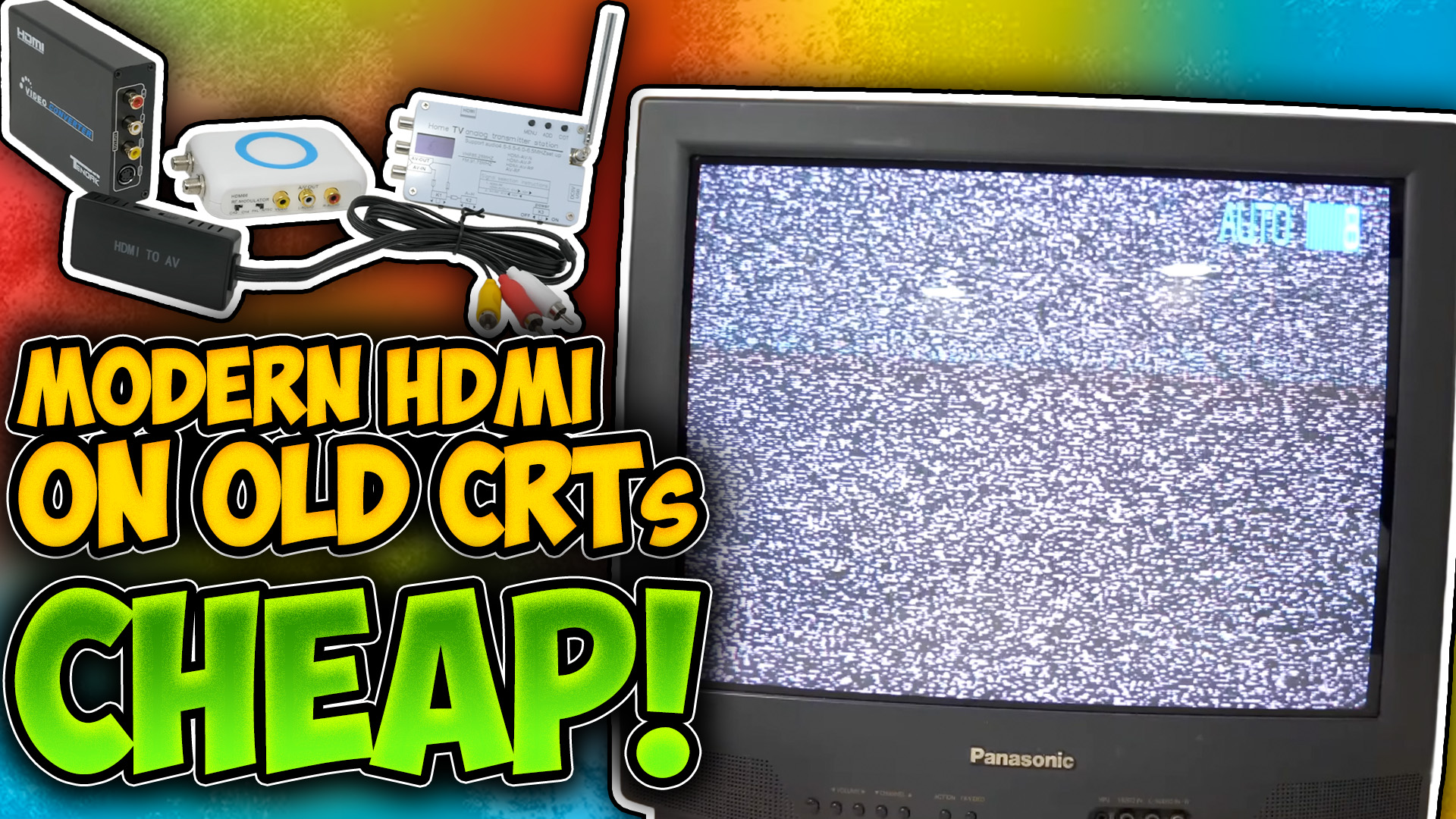 Cheap & Easy HDMI to CRT Converters