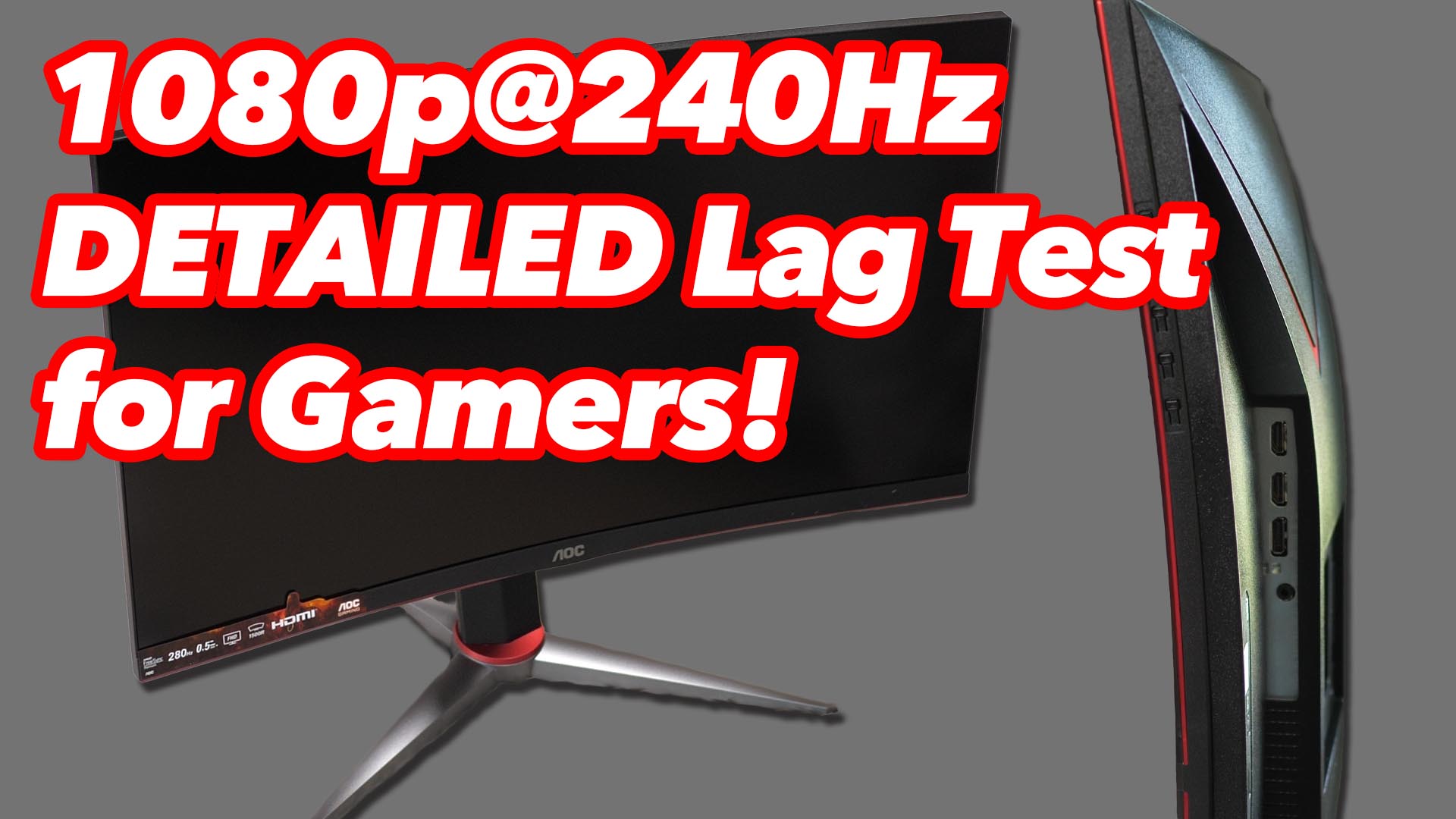 CHEAP 1080p240 LCD Gaming Monitor Tested