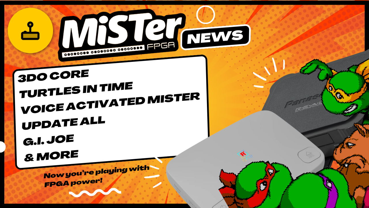 MiSTer FPGA News – Sega Saturn, 3DO, Voice Commands & More