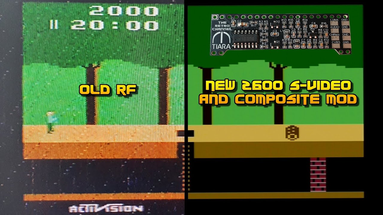 New Atari 2600 Composite / S-Video Mod